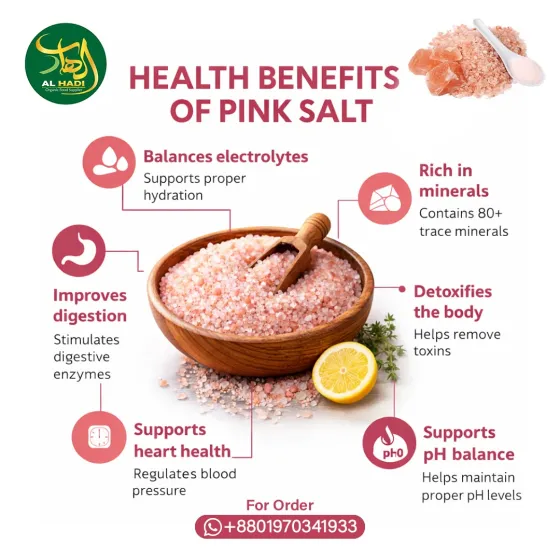 Al Hadi BD Best Organic Pink Salt